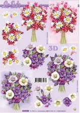 ✂ 3D-Bogen - Blumen - 4169.203 - LeSuh - Schneidebogen - Karten basteln