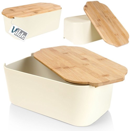 Brotkasten mit holzbrett - mit,