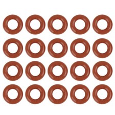 20pcs Red Silicone Rubber O