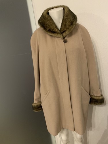Wolle mischung mantel mit - wolle,