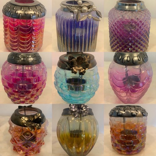 Windlicht glas metallornament - windlicht,