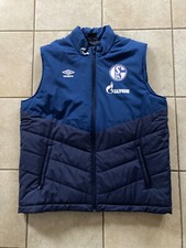 Schalke 04 Umbro Weste XXL matchworn mit Sponsor