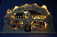 LED 3D-Schwibbogen 72x43