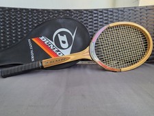 Dunlop Maxply McEnroe Tennis Schläger Racket Vintage + Schutzhülle Cover 