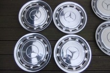 4 Mercedes Radkappen chrom 14 Zoll W110 W114 W115 W116 W123 W126 (A8)