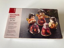 Himmlische Geschenkidee & Deko – 3 Engel-Dosen mit Gebrauchsspuren (s. Bilder)