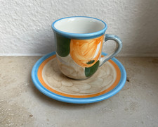 Villeroy & Boch Switch 4 Orange Garden Mokkatasse Espressotasse + Untertasse NEU