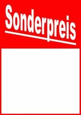 100x Werbeschilder DIN A5