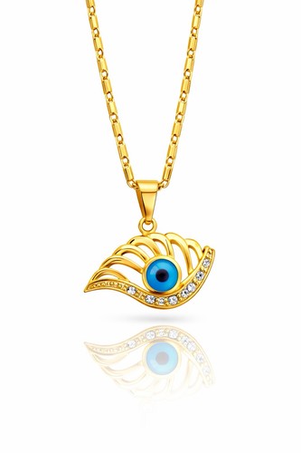 Vergoldete kette mit nazar - kette,