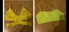 Bikini Oberteil 36 Gelb 2 Stck 