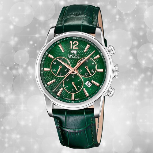 Jaguar herrenuhr leder grün - jaguar,