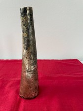 Vintage Silbervase, Matallvase Designer, versilbert, 80s