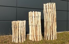 Staketenzaun Höhe 60-150cm  Gartenzaun Zaunlatte Holzzaun Zaun Haselnussvollholz