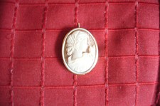 Brosche oder Anhänger Kamee 585 Gold