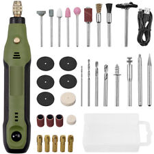 34Tlg Mini Dremel Multifunktionswerkzeug USB Akku für Mehrzweck Drehwerkzeug