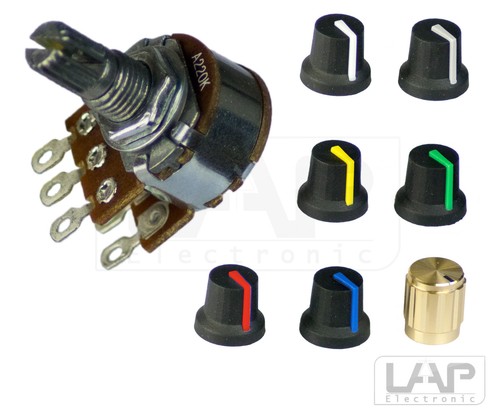 Potentiometer stereo ösen - |, |