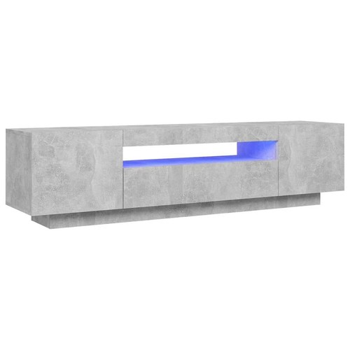 Schrank mit led leuchten - tv,