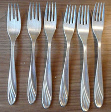 WMF 6 Kuchengabeln versilbert