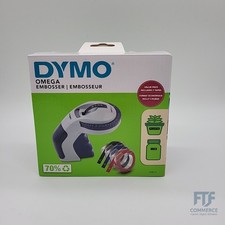 DYMO Omega Prägegerät Set 3 Bänder Etikettierer Büro Schule Basteln Beschriftung