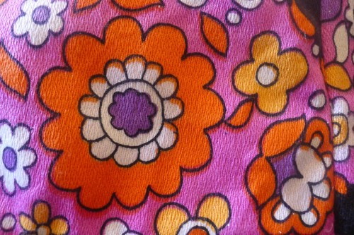 70er jahre prilblumen kleid - 70er,
