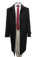 Herren 4-Knopf Mantel lang