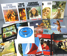 Konvolut Zeitschrift Broschüre 28 Stück u.a Leica Fotografie Canon 60er 70er Jh.