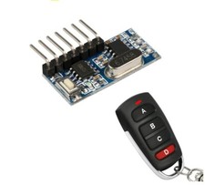 433 Mhz RF Fernbedienung Sender und Empfänger Relais Schalter Modul 4 CH Ausgang