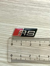2x Audi RS Emblem