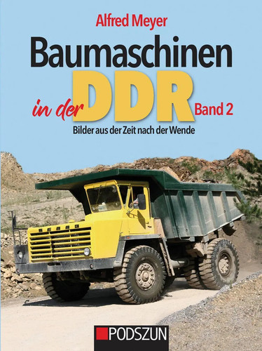 Baumaschinen der ddr - band, 2