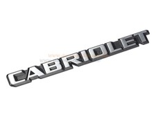 Cabriolet schriftzug für - "cabriolet", vw