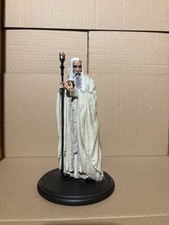 Sideshow WETA Lord of the Rings Statue Saruman der Weiße 19 cm LOTR