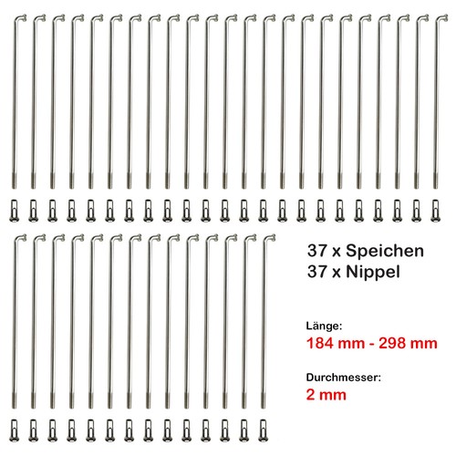 Speichen 184 298 mm - -,