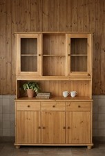 Massivholz Buffet / Vitrine