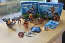 Playmobil Knights Sets 9344 + 9345, Zwergenkönig / Zwerg mit Pony