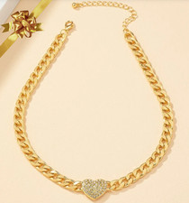 Luxus Gold Halskette Damen