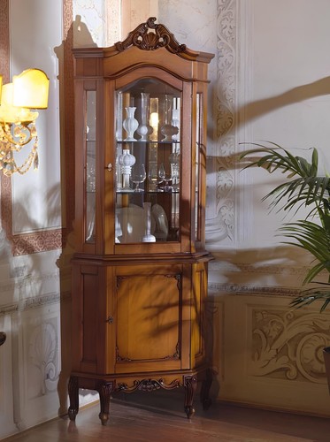 Eck vitrine schrank - vitrine,