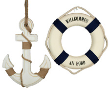 Deko Rettungsring Ø 25cm b/w