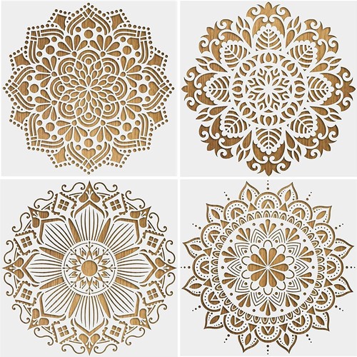 Stück groß mandala - 4,