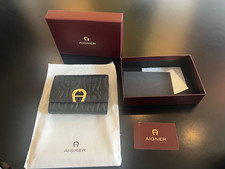 Aigner, Portemonnaie, Schwarz