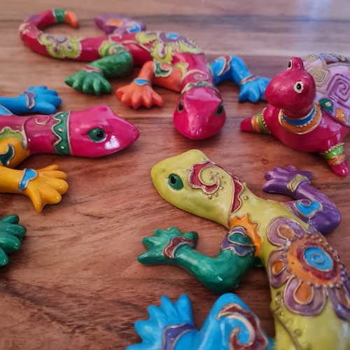 Deko set gecko - set, schildkröte