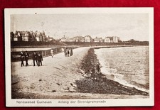 AK - Nordseebad CUXHAVEN - Anfang der Strandpromenade - gelaufen mit Marke 1924