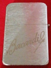 Sturmfeuerzeug Benzin mit Aufdruck Bacardi (Werbegeschenk)