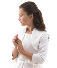 Jacke Kommunion Blumenmädchen