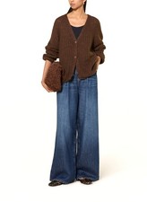 Pnts wide leg jeans - leg,