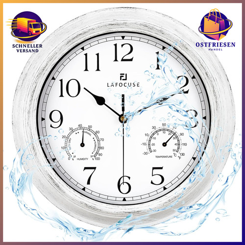 Wanduhr 30cm outdoor - wanduhr,