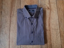 WALBUSCH Trendline ° Hemd ° KW43/44 ca. Gr. XL ° dunkelblau/camel