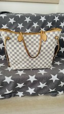 Louis Vuitton Neverfull MM Damier Azur Shopper Monogram Schultertasche Tote Bag