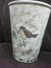 Großer  Übertopf Pflanztopf Serviettentechnik, H: 25 cm