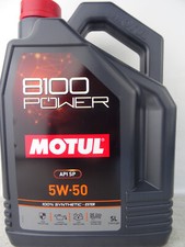 Motul 8100 5W50 Power ehemals Sport 5W-50 NEU 5Liter