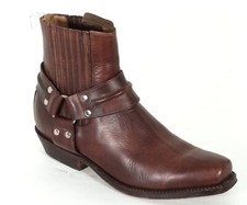 Bikerstiefel Motorradstiefel Chopper Cruiser Biker Boots Leder Tony M Vintage 38